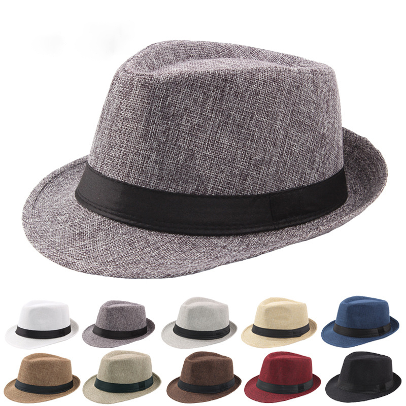 Cowboy Hat Straw - Trendy Wide Brim Men Straw Hat