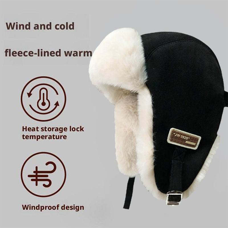 Winter Trapper Hat - Thick Warm Russian Ushanka Fur Hat