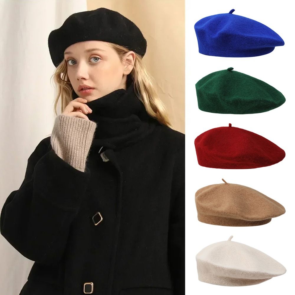 Beret French Wool - Fashion Warm Winter Wool Berets Hat