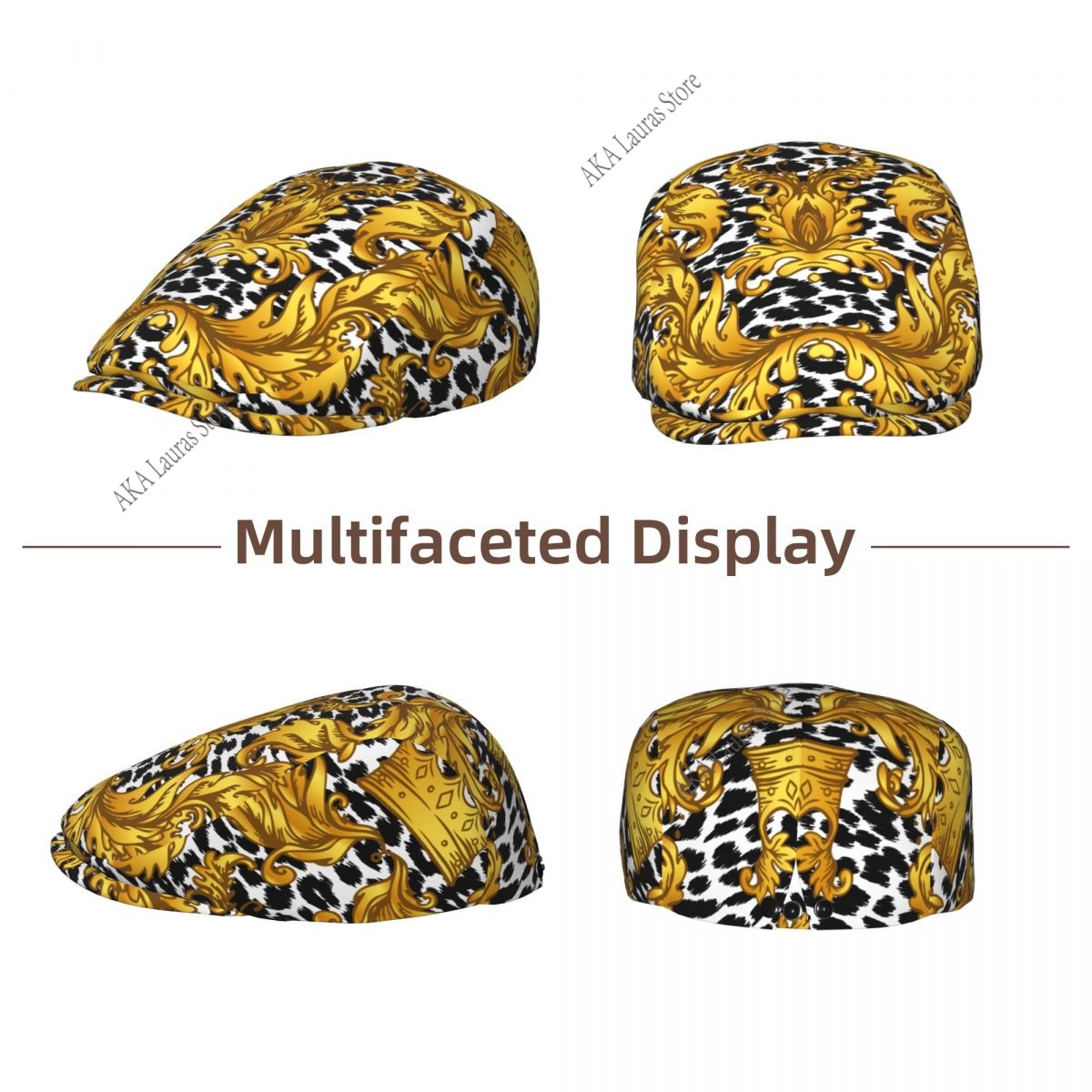 Newsboy Cap Baroque Golden Ove - Newsboy Cap Ivy ulasan dan harga
