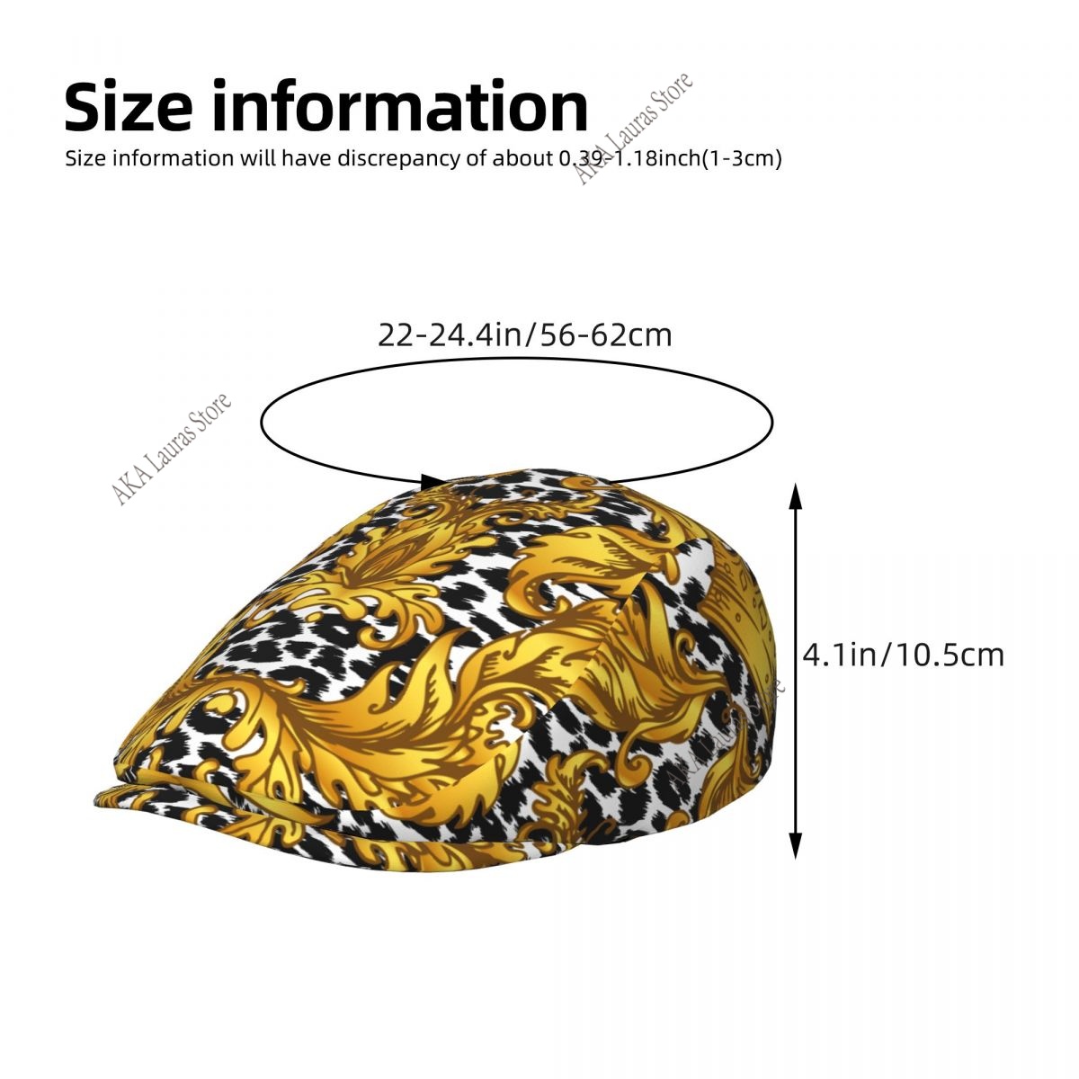 Newsboy Cap Baroque Golden Ove - Newsboy Cap Ivy ulasan dan harga