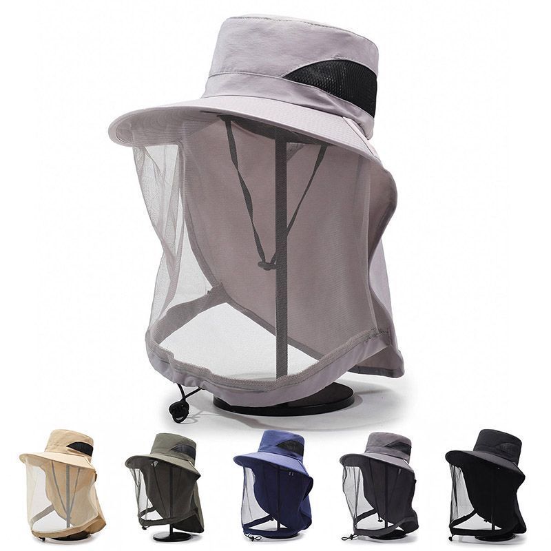 Mesh Sun Hat with Neckband and - Sun Hat Wide Brim ulasan dan harga