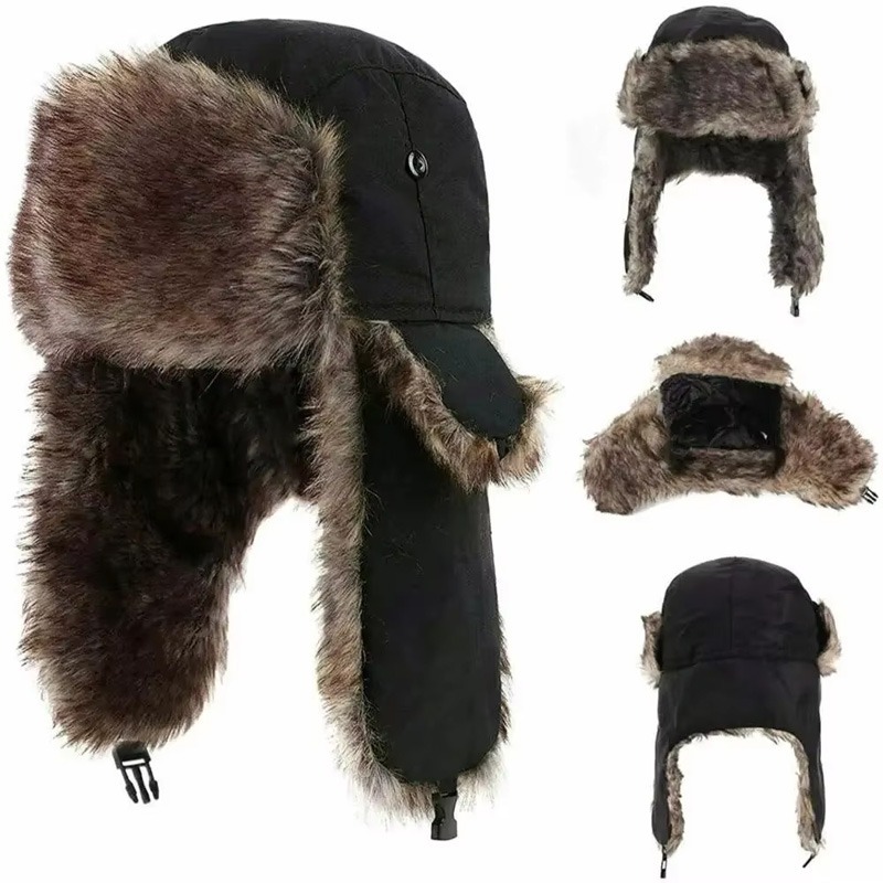 Winter Russian Ushanka Hat Men - Winter Trapper Hat ulasan dan harga