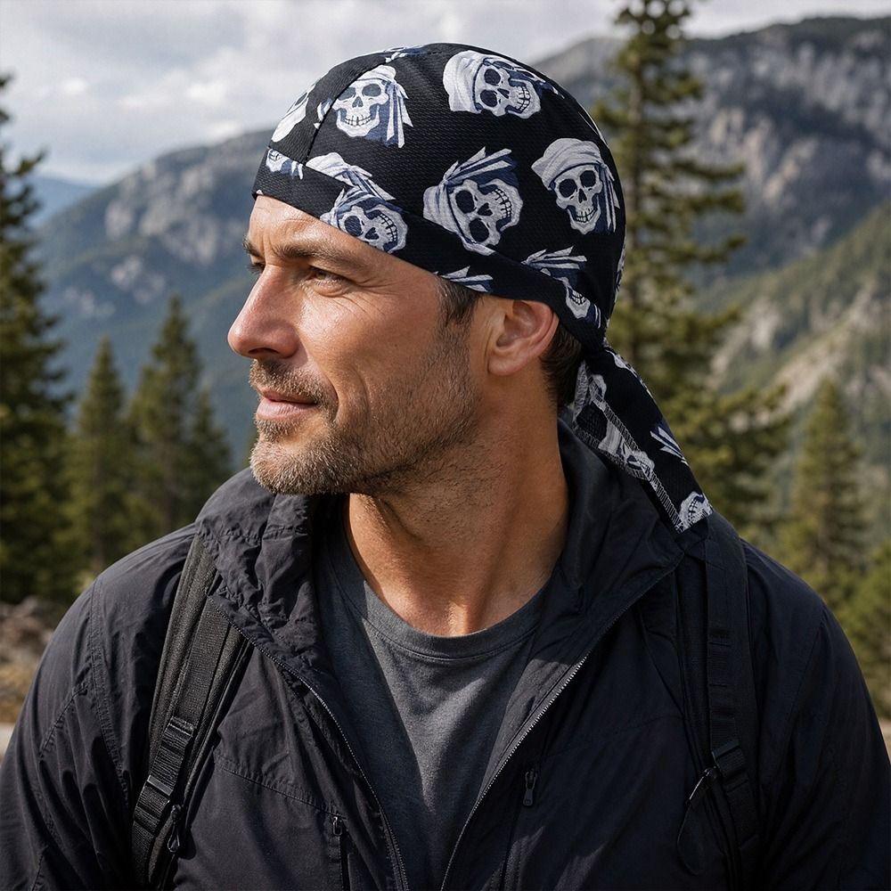 Quick Dry Pirate Hat Adjustabl - Skull Cap Helmet Liner ulasan dan harga