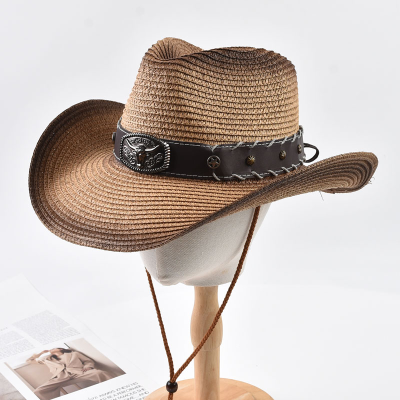 Summer Western Cowboy Straw Ha - Cowboy Hat Straw ulasan dan harga