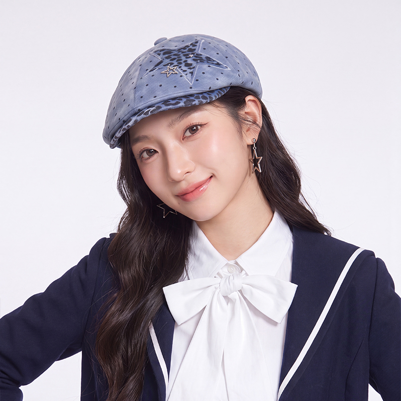 Vintage Y2K Denim Newsboy Cap  - Newsboy Cap Ivy ulasan dan harga