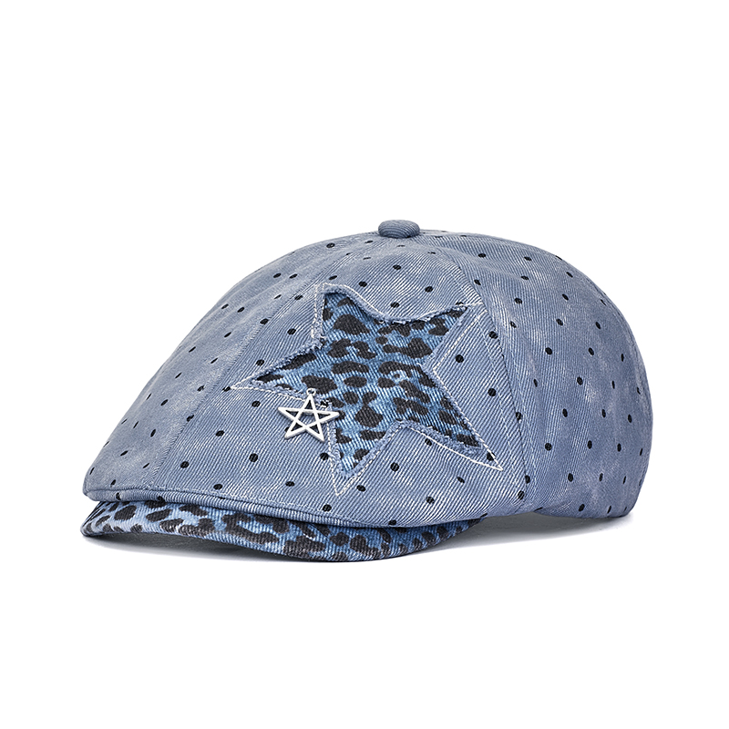 Vintage Y2K Denim Newsboy Cap  - Newsboy Cap Ivy ulasan dan harga