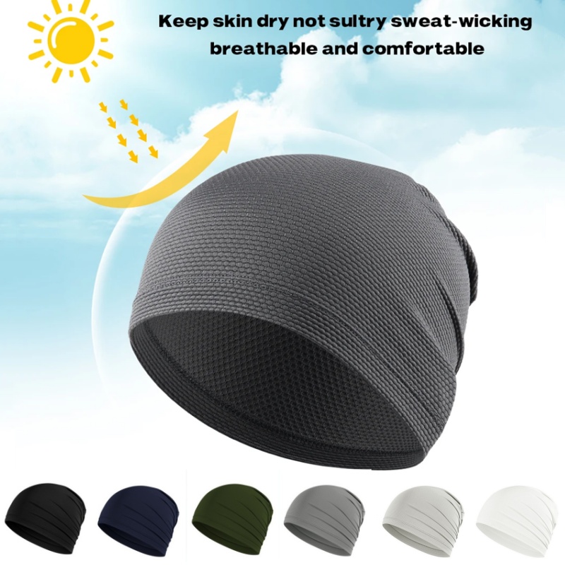 Quick Dry Breathable Stretch B - Skull Cap Helmet Liner ulasan dan harga