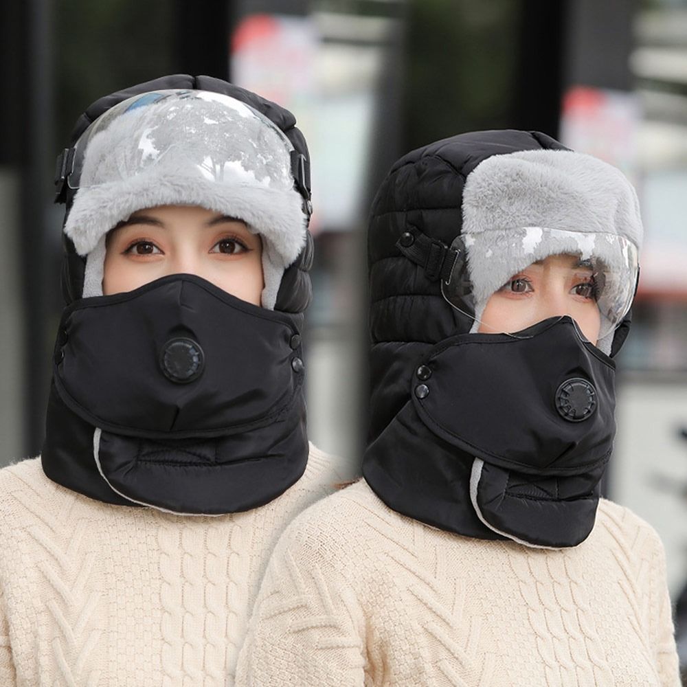 Cold Protection With Anti Fog  - Winter Trapper Hat ulasan dan harga