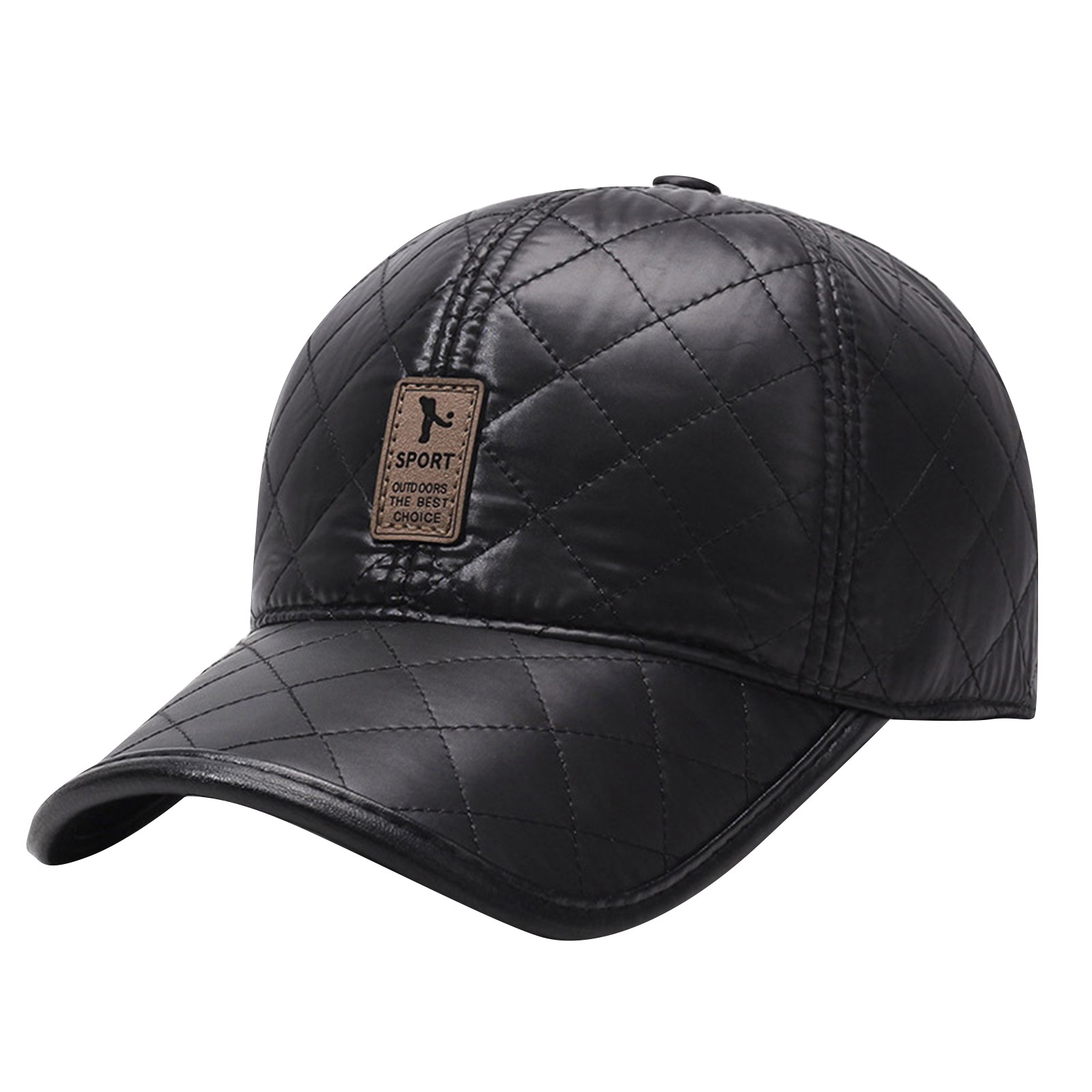 Winter Men PU Baseball Cap War - Winter Trapper Hat ulasan dan harga