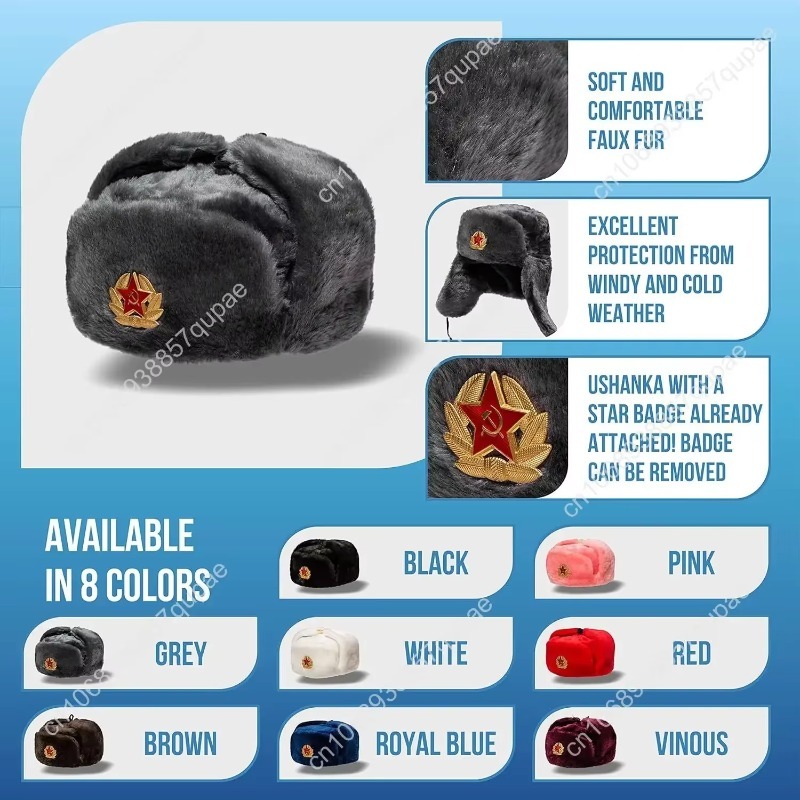 BELEON Ushanka Russian Fur Hat - Winter Trapper Hat ulasan dan harga