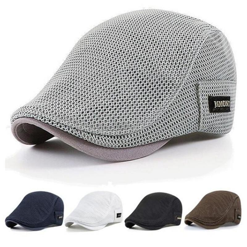 Mens Mesh Newsboy Beret Cabbie - Newsboy Cap Ivy ulasan dan harga