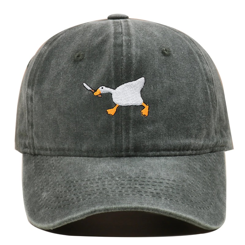 Cartoon Embroidered Funny Dark - Dad Hat Cotton ulasan dan harga