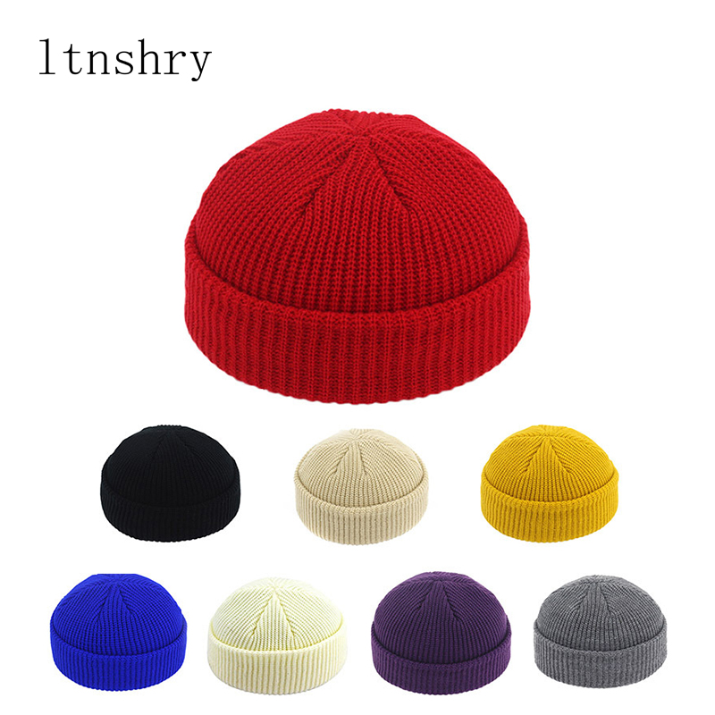 Beanie Unisex Hat Ribbed Knitt - Beanie Cuffed Knit ulasan dan harga