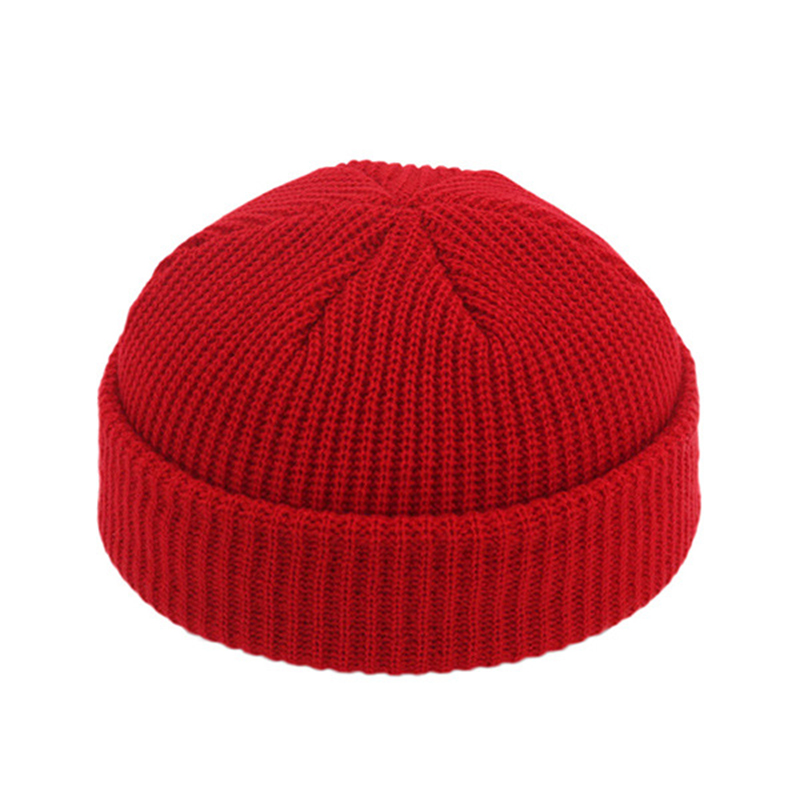 Beanie Unisex Hat Ribbed Knitt - Beanie Cuffed Knit ulasan dan harga
