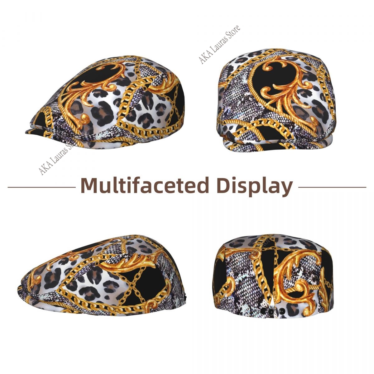 Newsboy Cap Golden Baroque Cha - Newsboy Cap Ivy ulasan dan harga