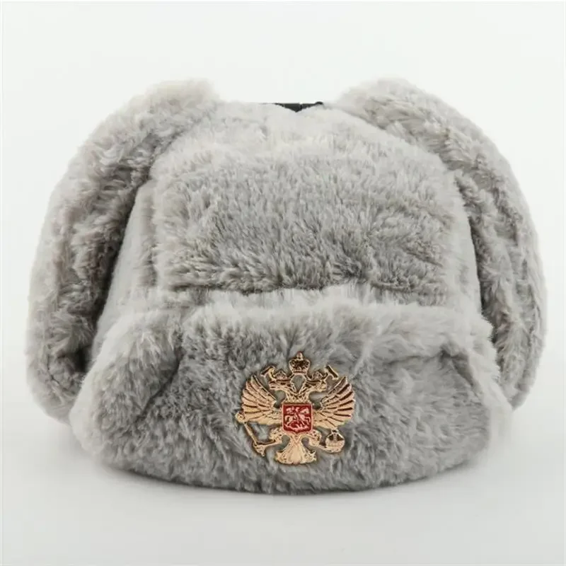 Soviet Badge Ushanka Men&Women - Winter Trapper Hat ulasan dan harga