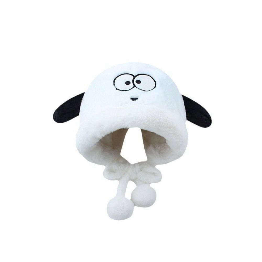 Cartoon Cute Dog Ears Women Wi - Beanie Cuffed Knit ulasan dan harga