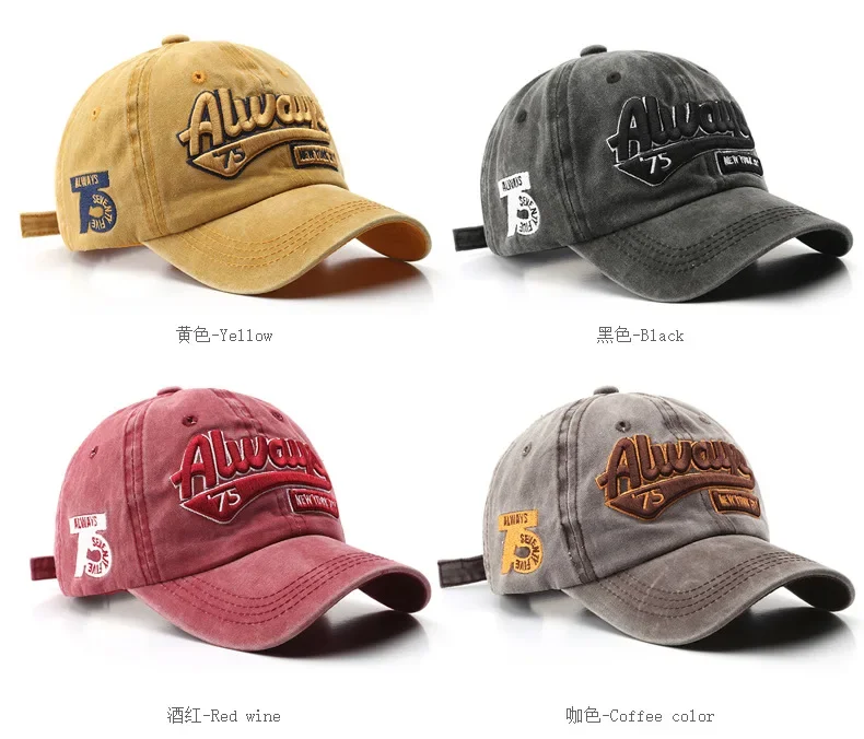 Vintage Washed Baseball Cap Un - Dad Hat Cotton ulasan dan harga