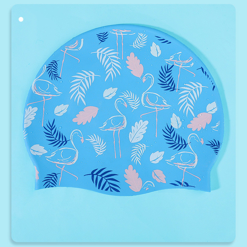 Adults High Elastic Cute Swimm - Swim Hat Silicone ulasan dan harga