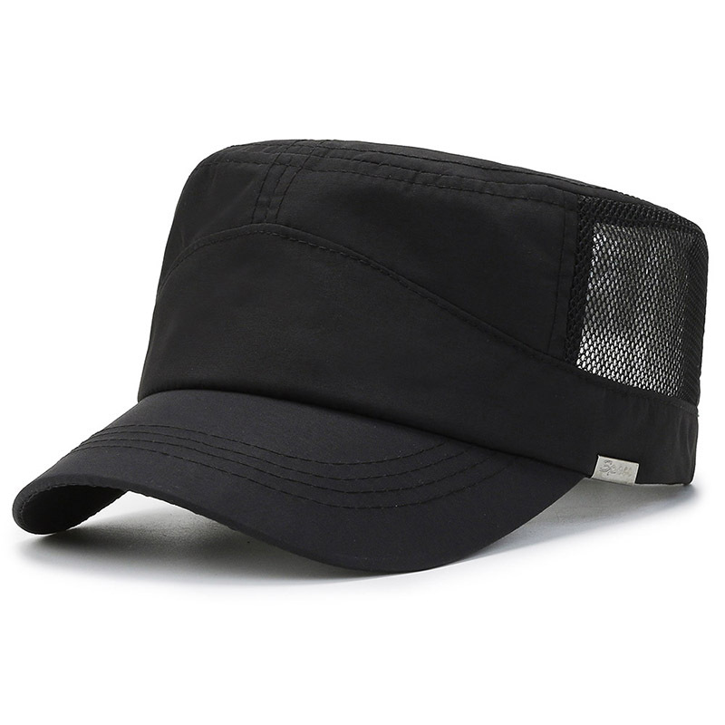 Summer Mesh Flat Top Hat for M - Snapback Hat Flat ulasan dan harga