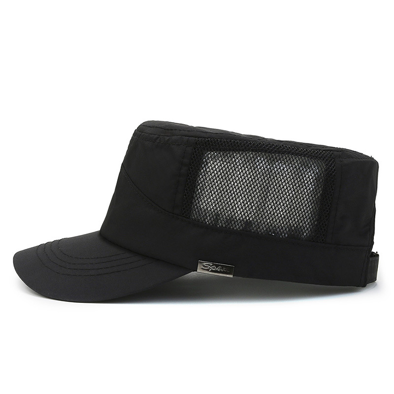 Summer Mesh Flat Top Hat for M - Snapback Hat Flat ulasan dan harga