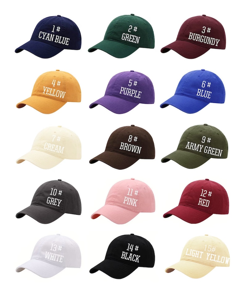 Personalized Embroidered Hat C - Dad Hat Cotton ulasan dan harga