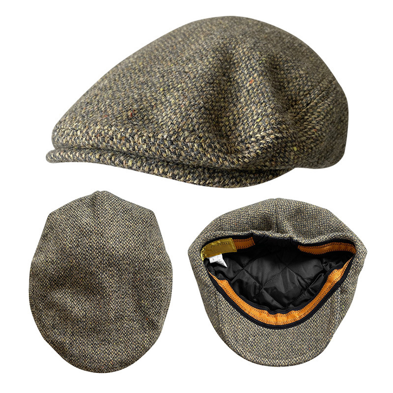 New Wool Flat Cap Men's Golf C - Newsboy Cap Ivy ulasan dan harga