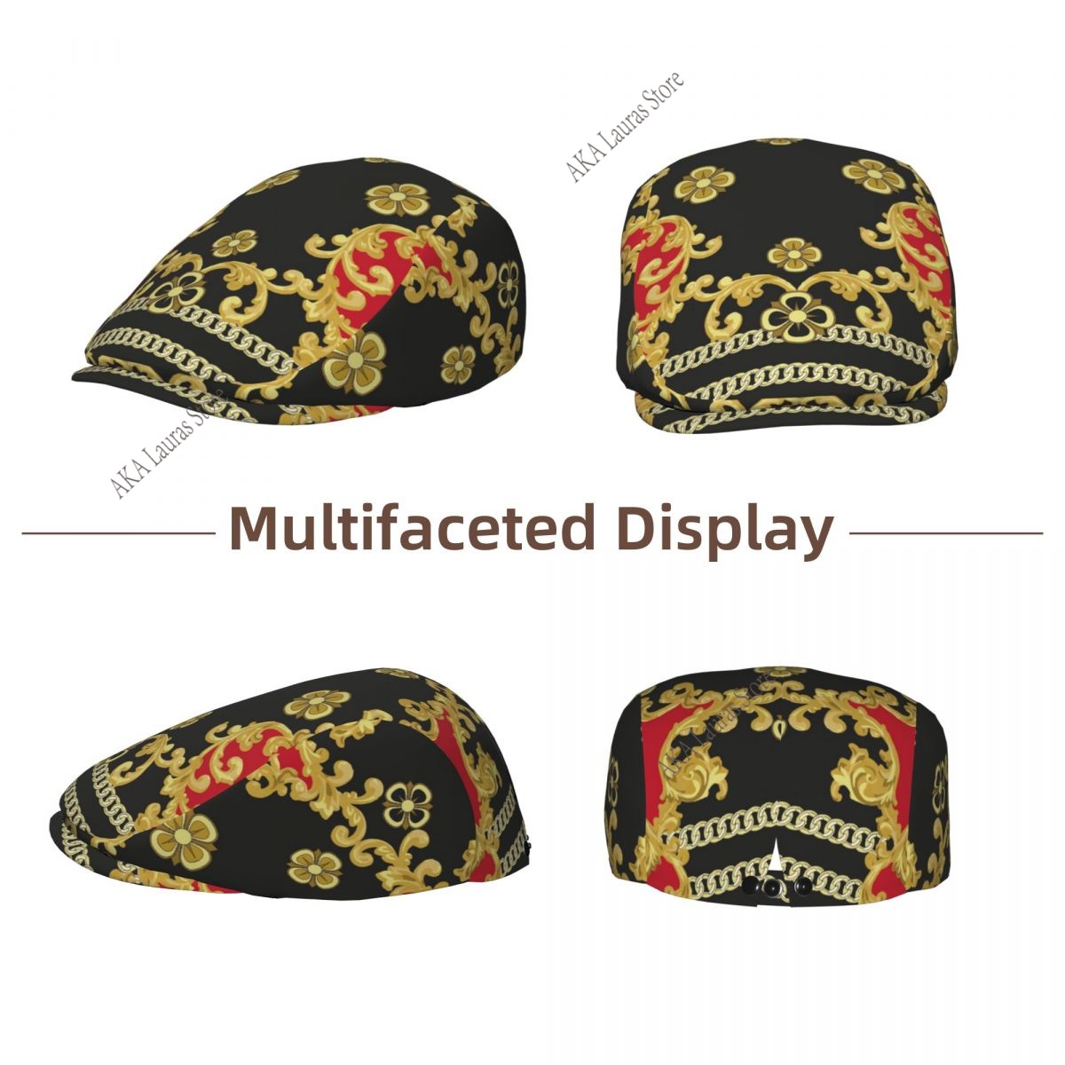 Newsboy Cap Peaky Octagonal Ha - Newsboy Cap Ivy ulasan dan harga
