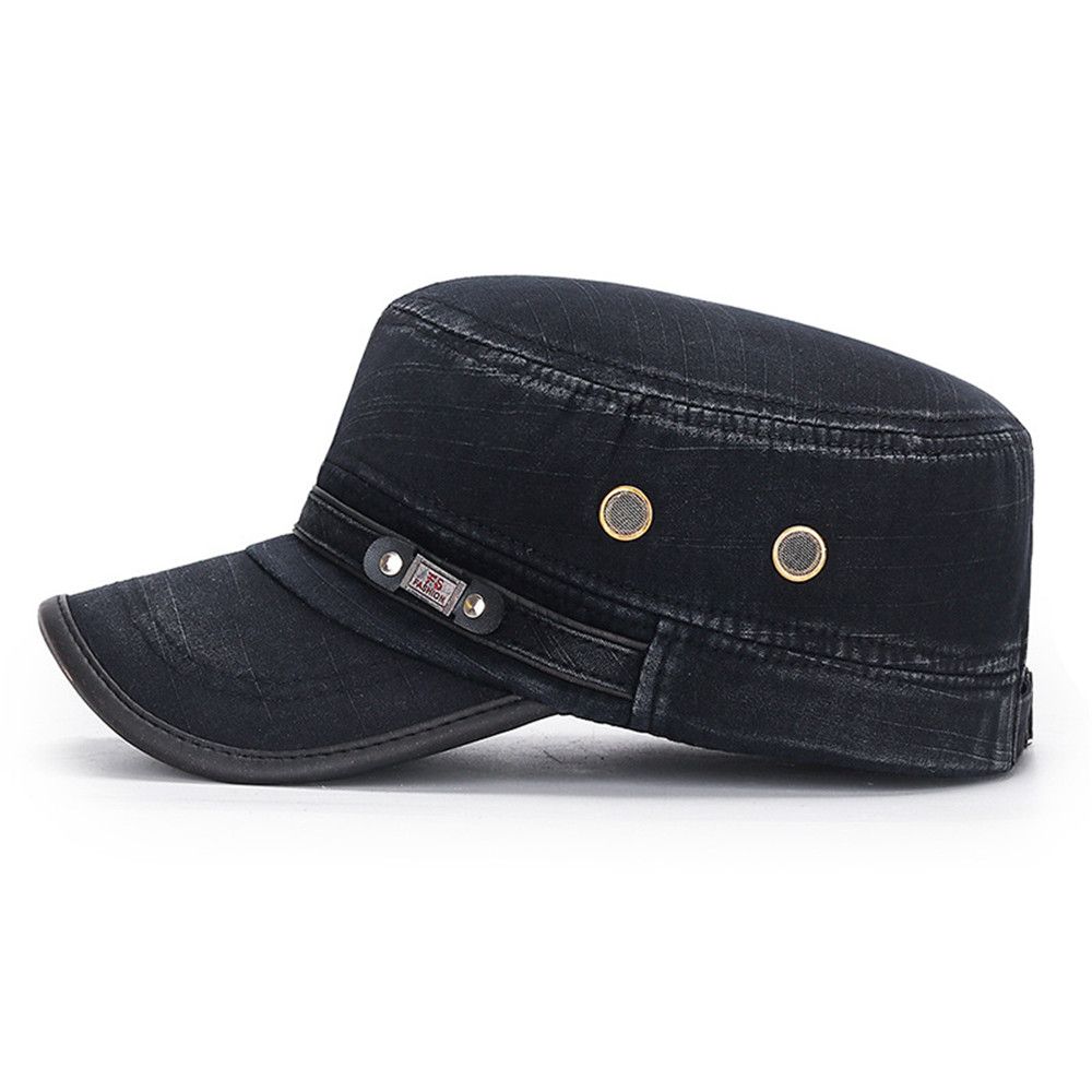 Breathable Flat Adjustable Cap - Snapback Hat Flat ulasan dan harga