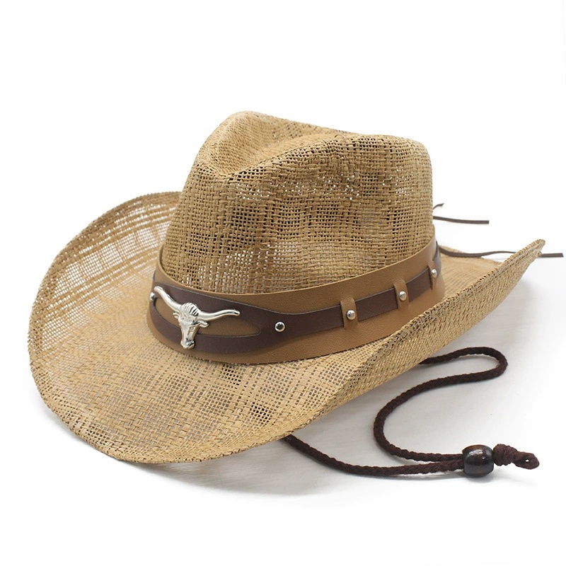 2026 Fashionable Western Cowbo - Cowboy Hat Straw ulasan dan harga
