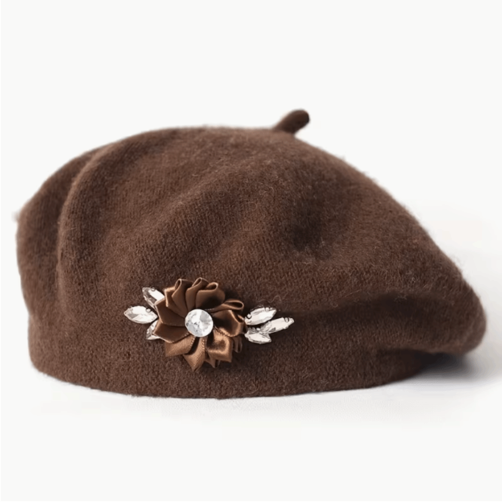 Fashion Solid Color Wool Beret - Beret French Wool ulasan dan harga
