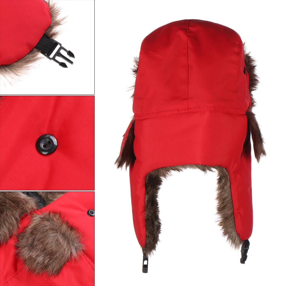 Men Women Fur Trapper Ski Hat  - Winter Trapper Hat ulasan dan harga