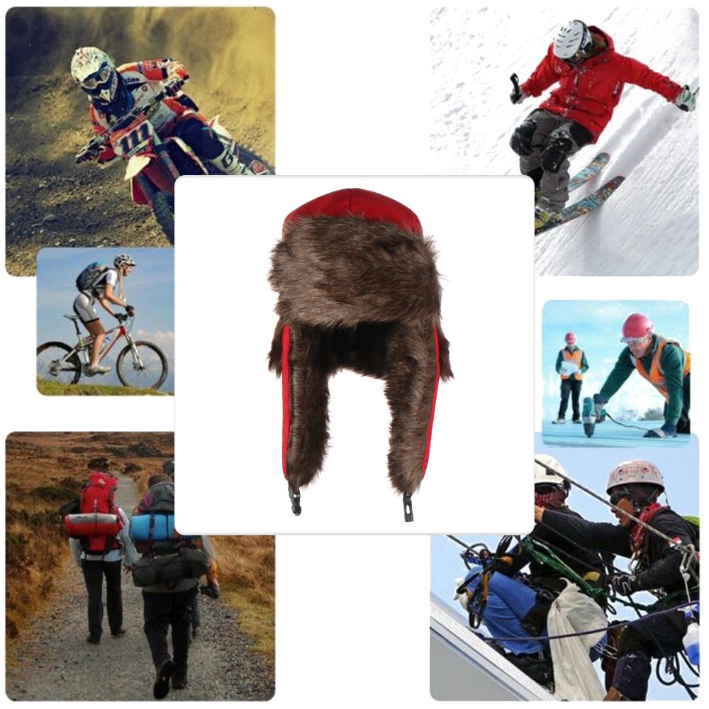 Men Women Fur Trapper Ski Hat  - Winter Trapper Hat ulasan dan harga